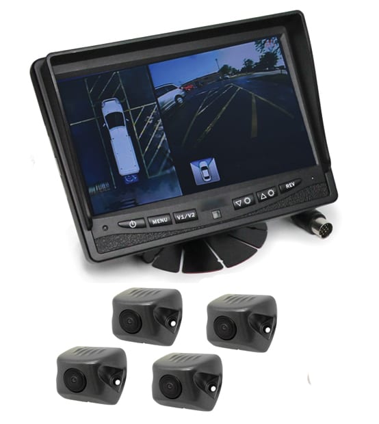 InView 360 the 360 degree camera system from Safe Fleet Truck & Trailer